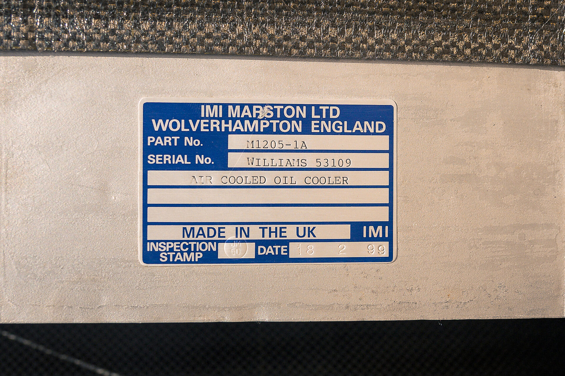 1999 Williams-Supertec Renault FW21 Formula 1